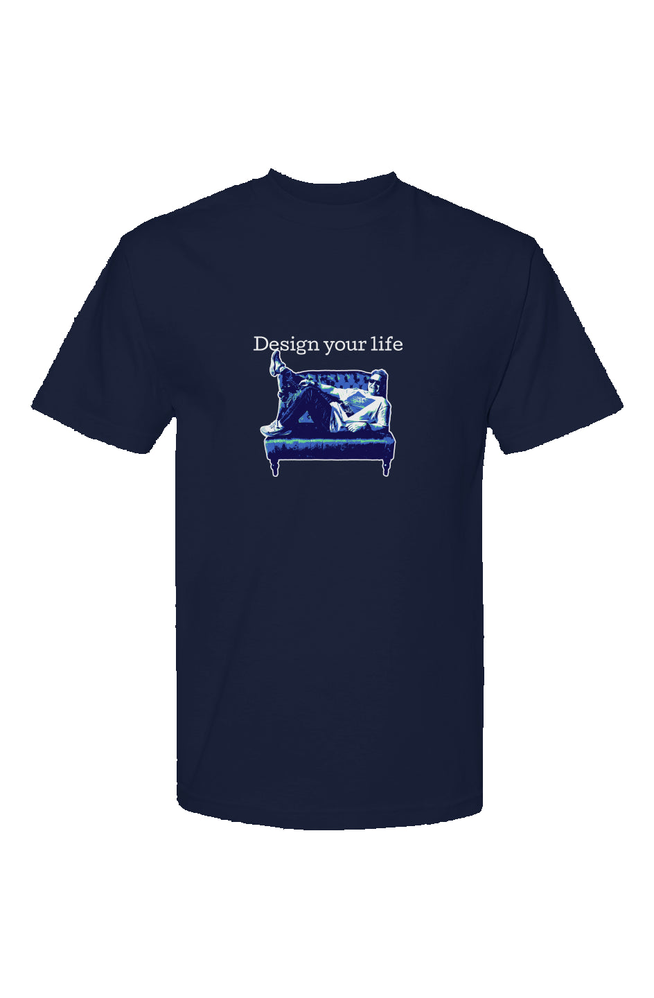Design you life Tee - Navy