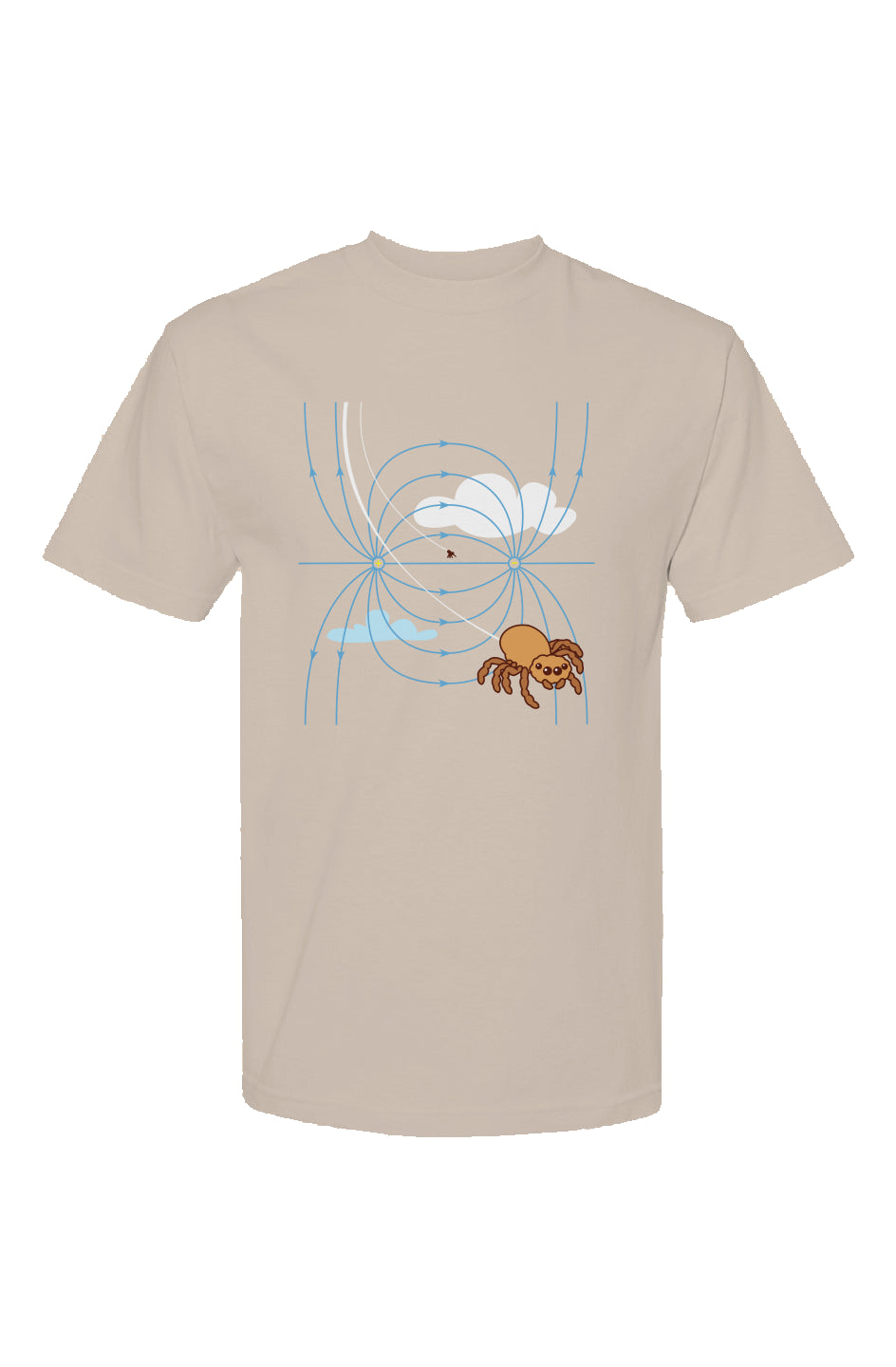 Spiders in the atmosphere Tee - Sand