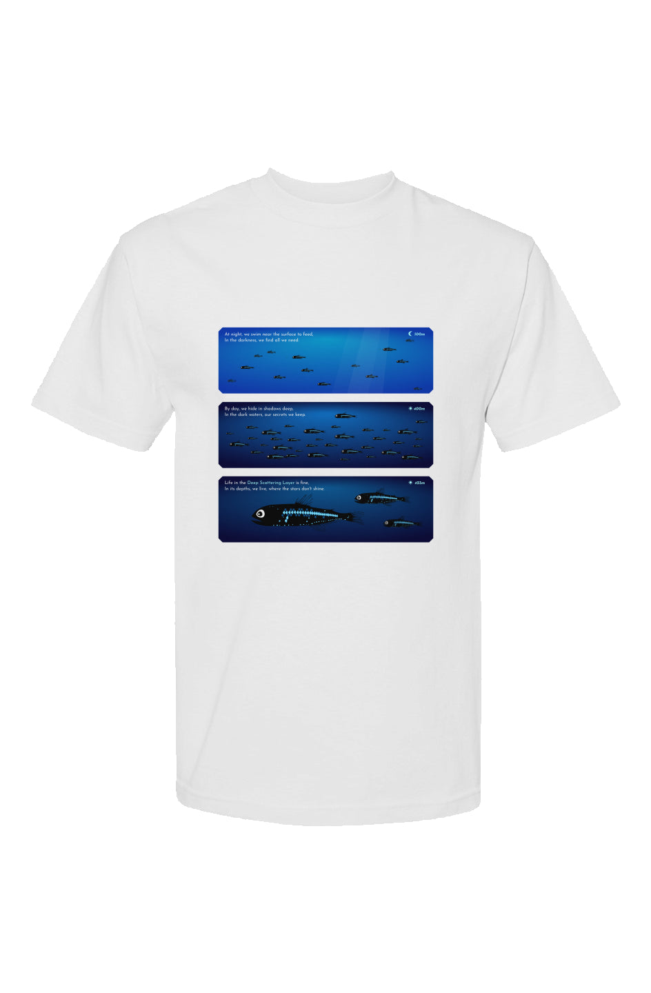 Deep Scattering Layer Tee - White