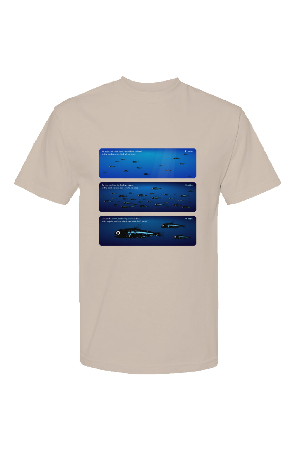 Deep Scattering Layer Tee - Sand